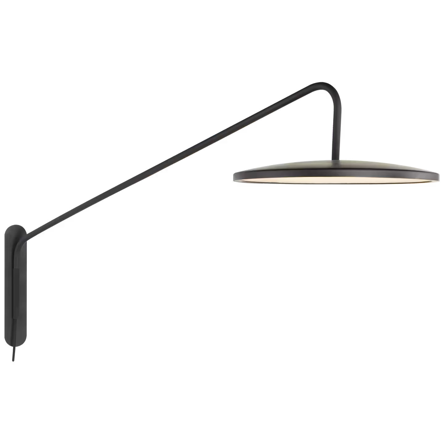 Dot 16" Articulating Wall Light in Matt Black