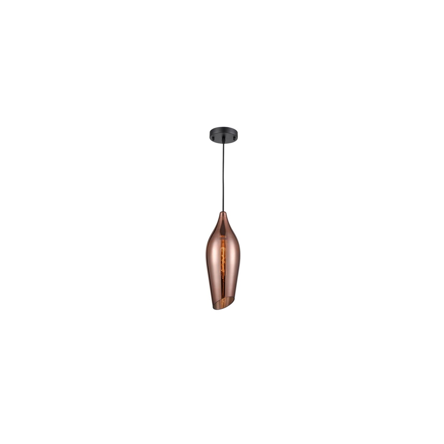 Fade Small LED Pendant in Black