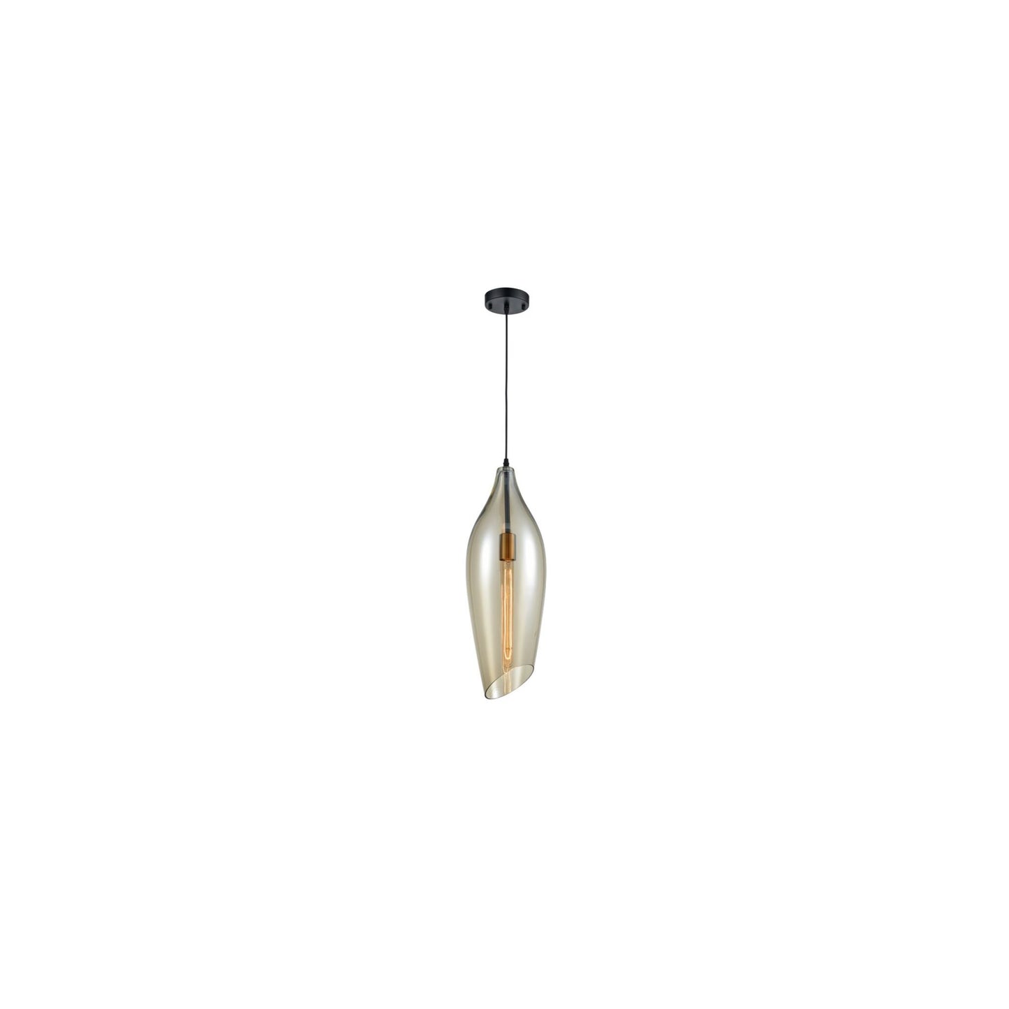 Fade Small LED Pendant in Black