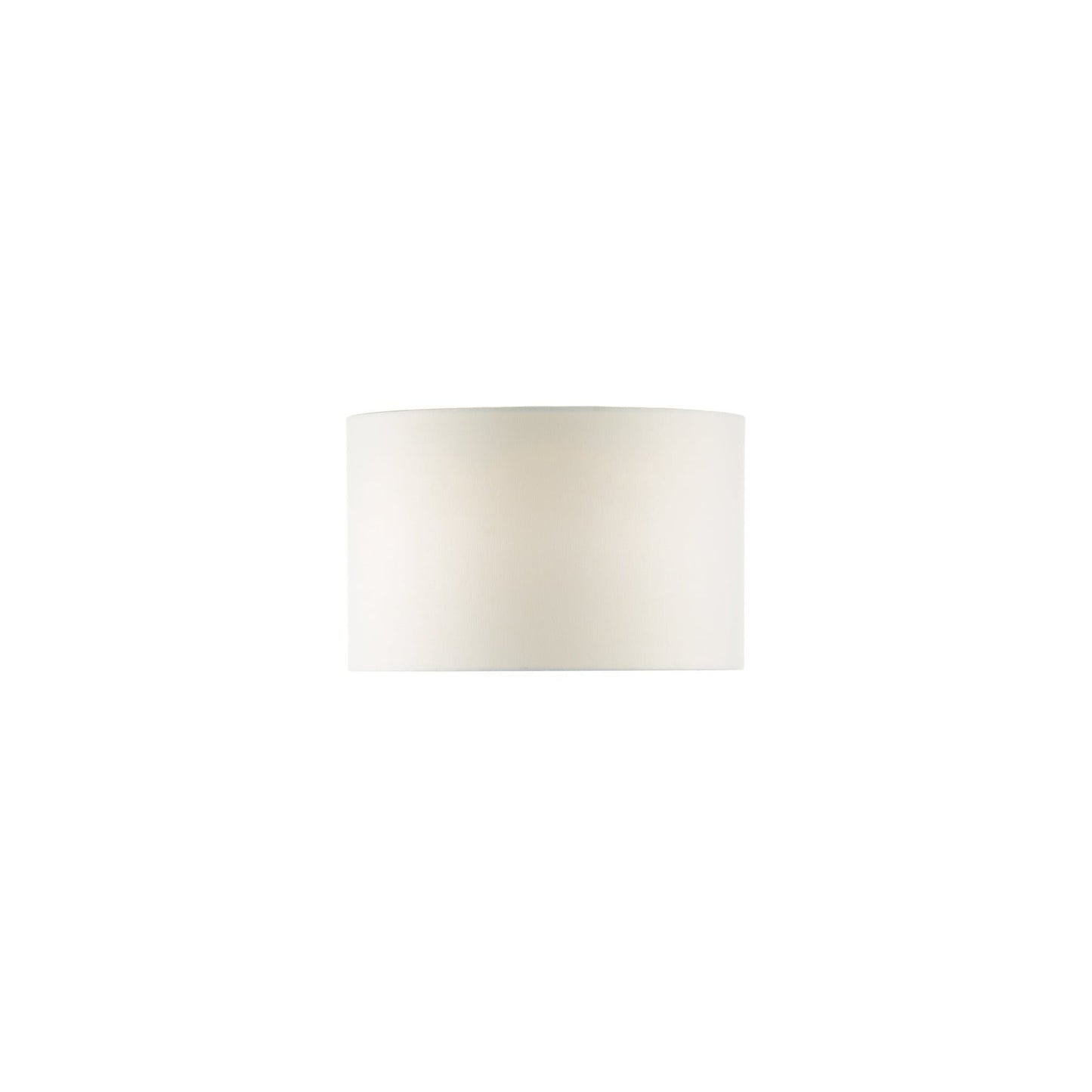 Pyramid 46cm Linen Drum Shade in White