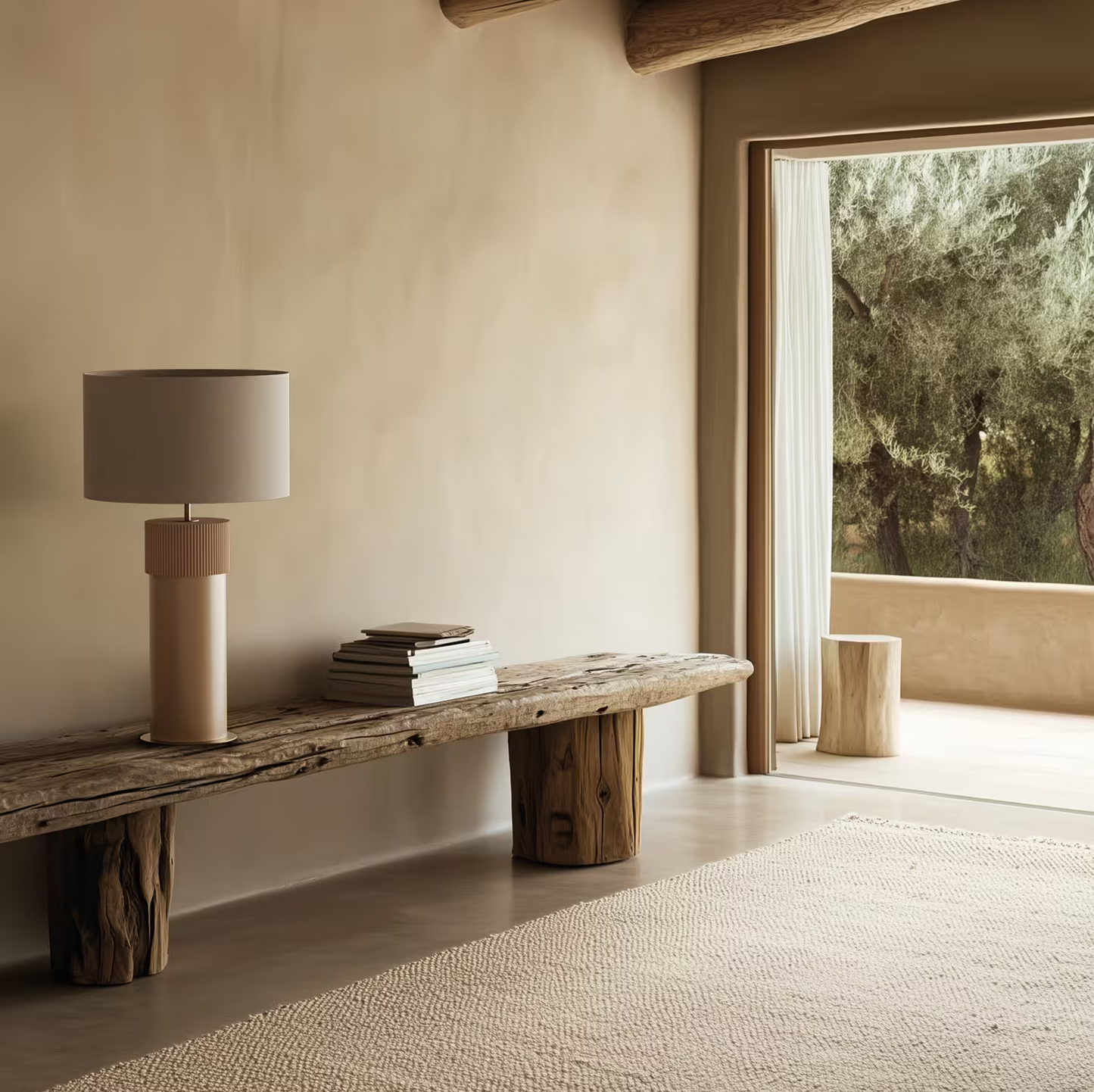 Rock Ceramic Table Lamp