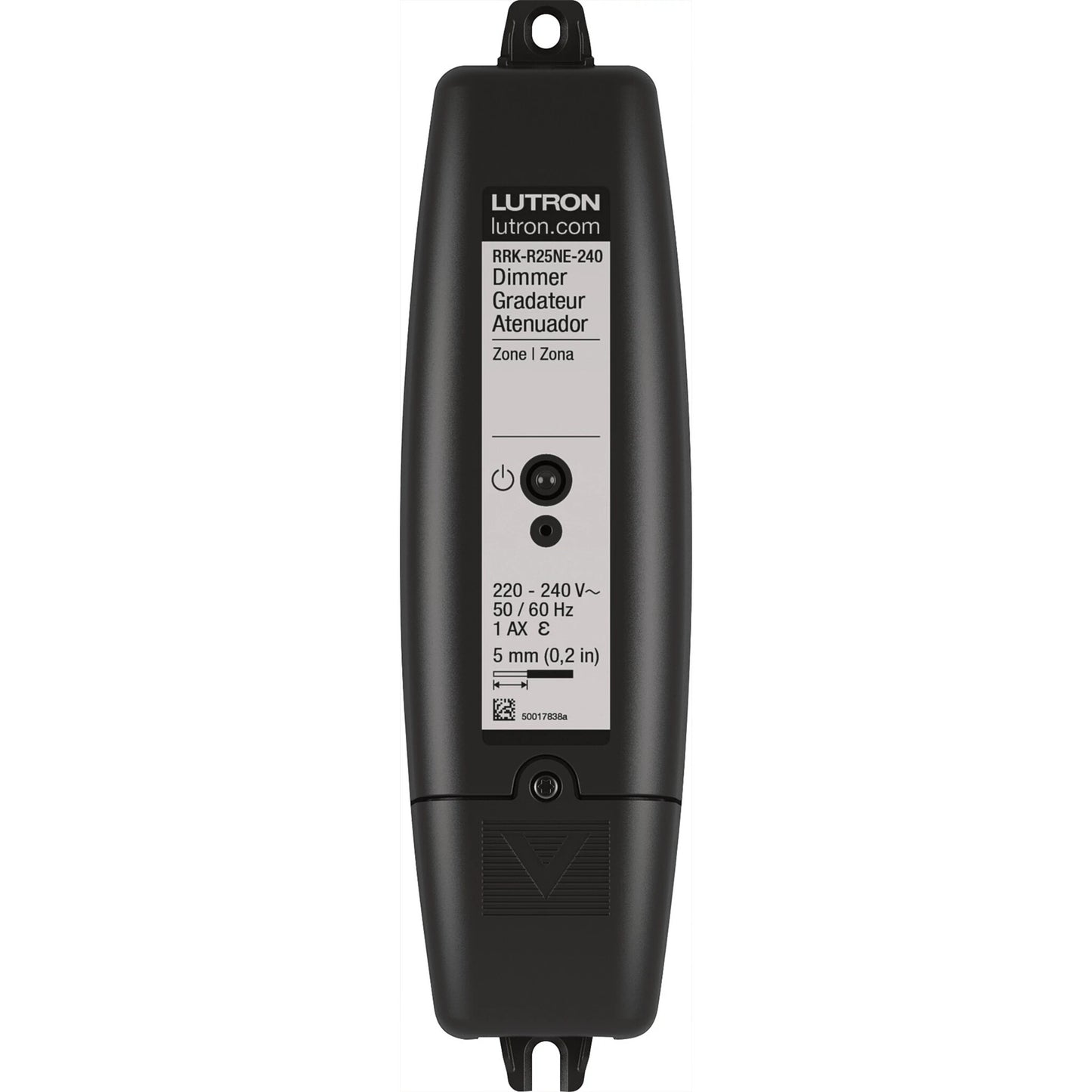 Wireless Dimmer Module, Inline 6A Switched in Black