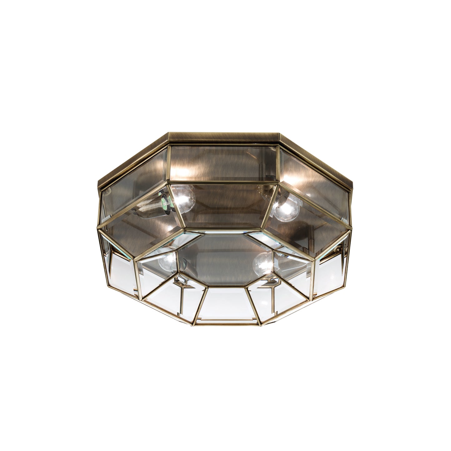 Rilegato Ceiling Light in Burnished Brass