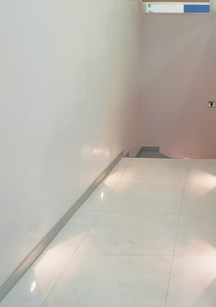 Slide, Recessed Wall Light in White