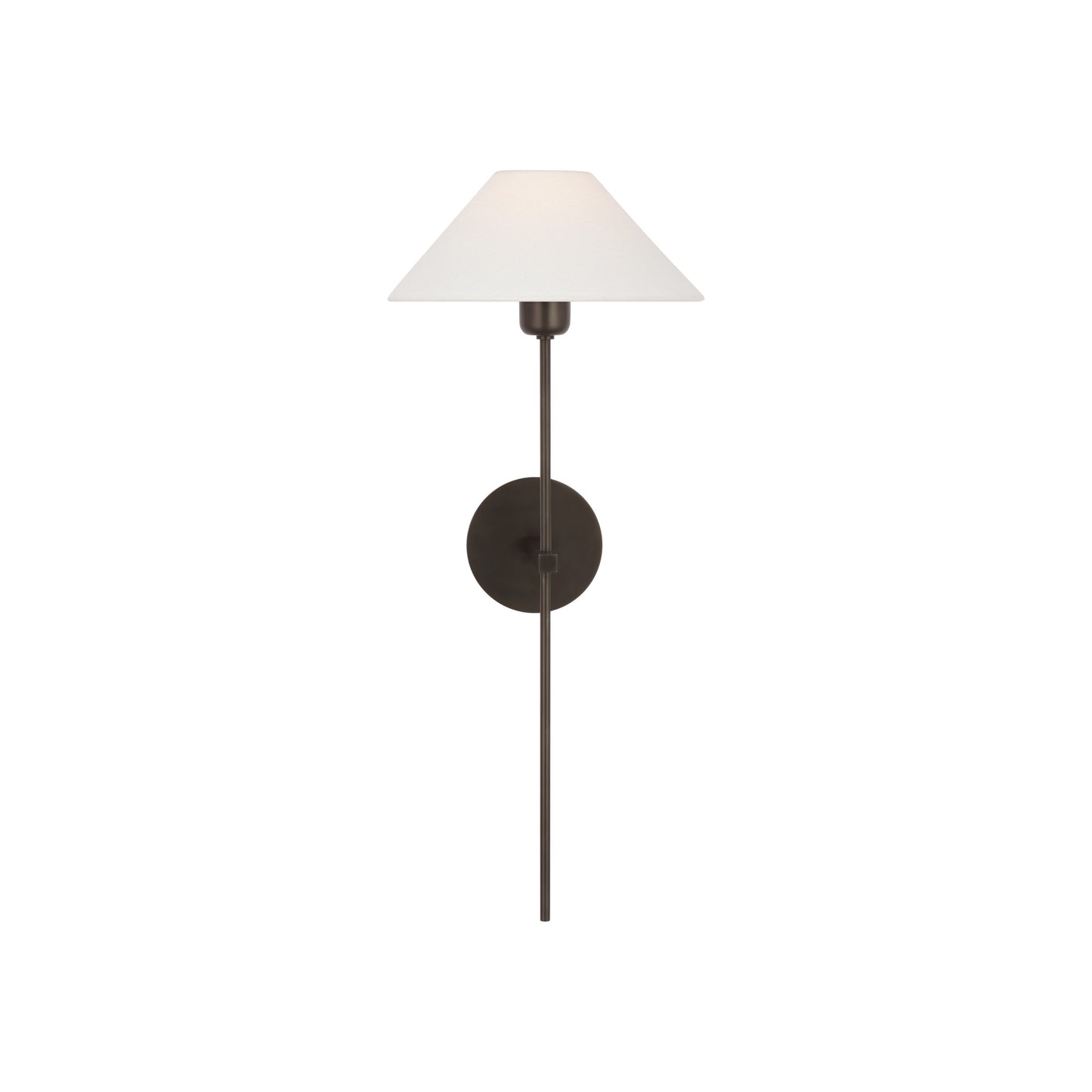 Hackney 25" Tail Sconce with Linen Shade