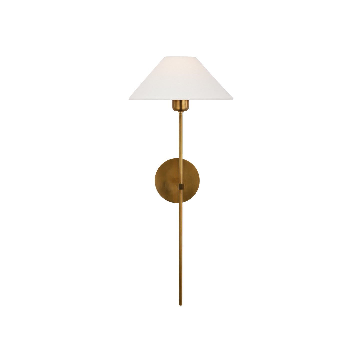 Hackney 25" Tail Sconce with Linen Shade
