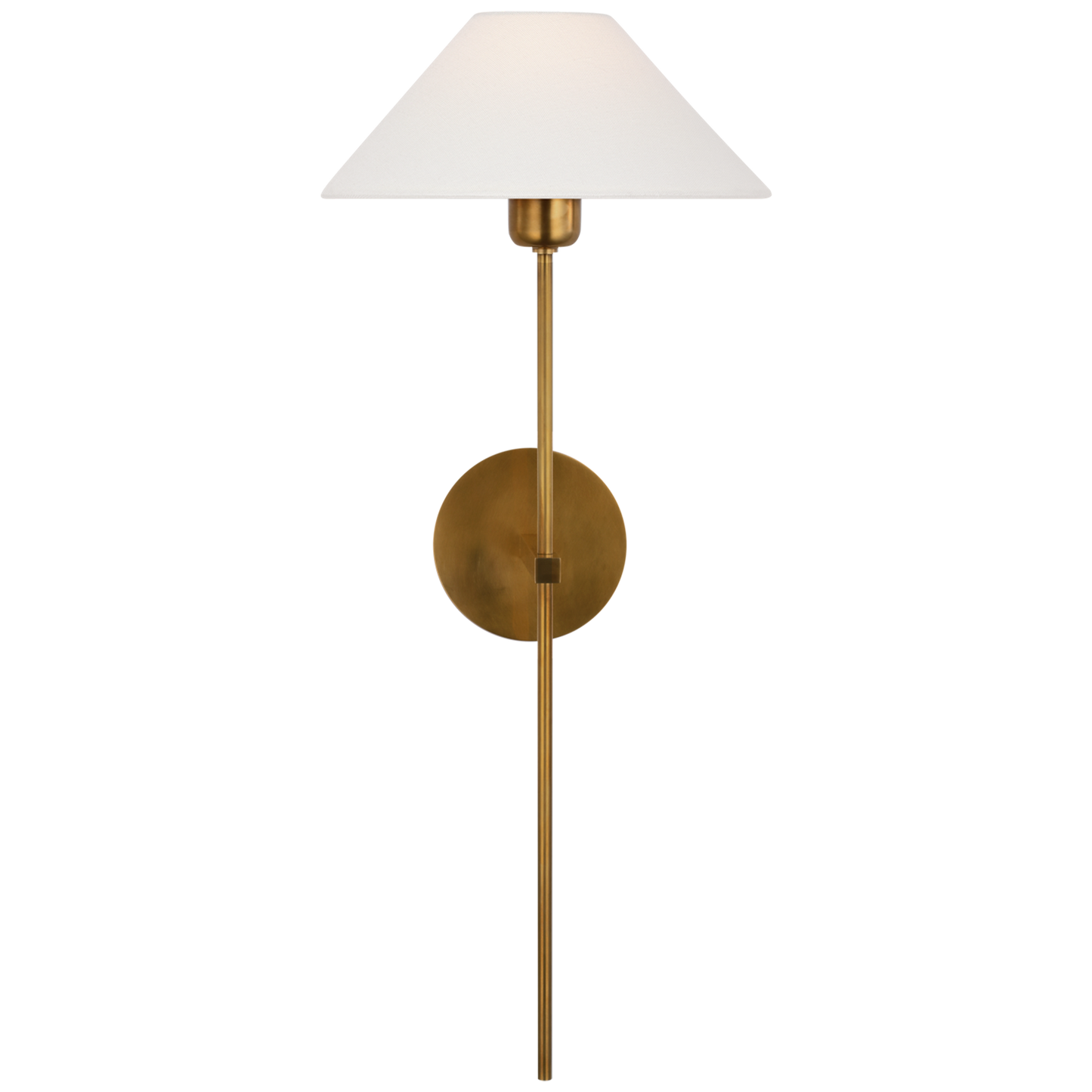 Hackney 25" Tail Sconce with Linen Shade