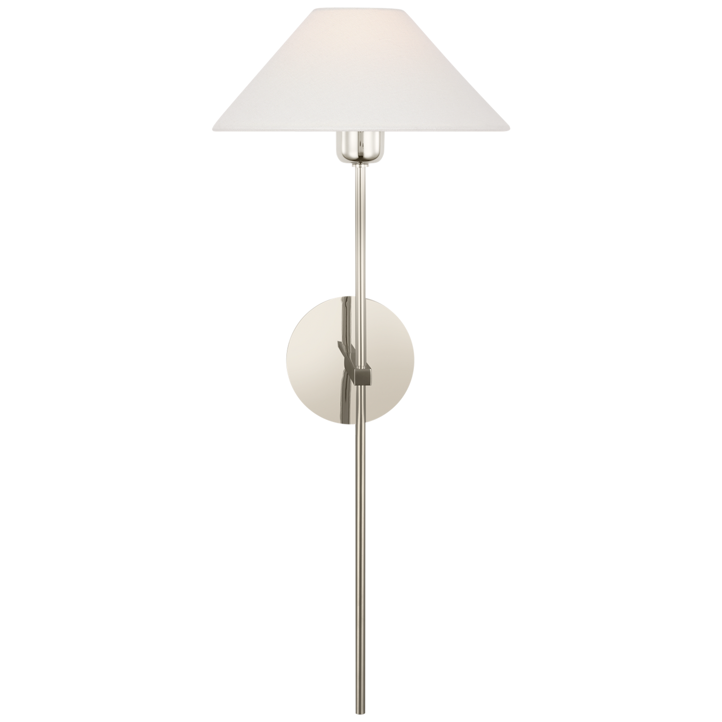 Hackney 25" Tail Sconce with Linen Shade