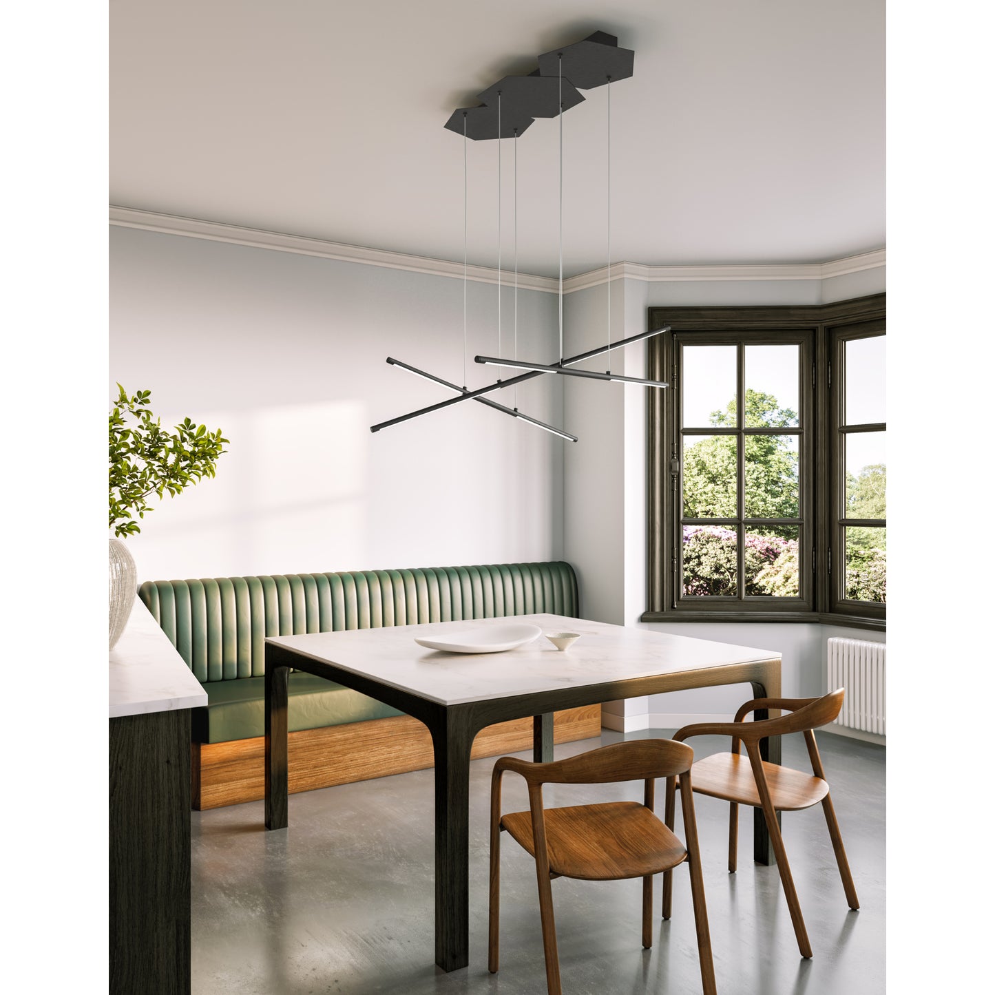 Link LED Pendant with Simple & Minimalist Lines