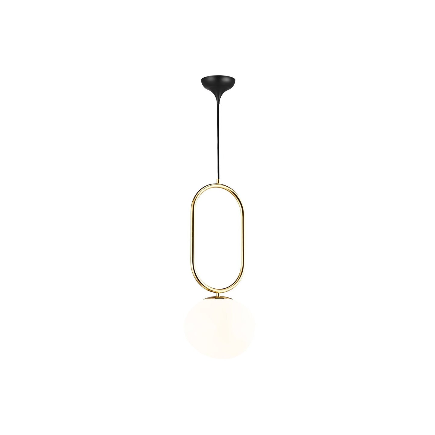 Shapes 22 Pendant in Brass