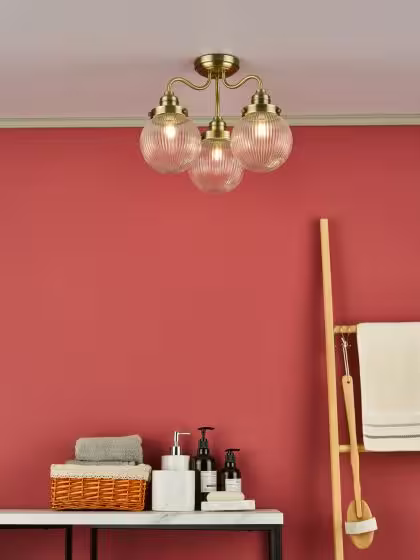 Tamara 3-Light Bathroom Semi Flush