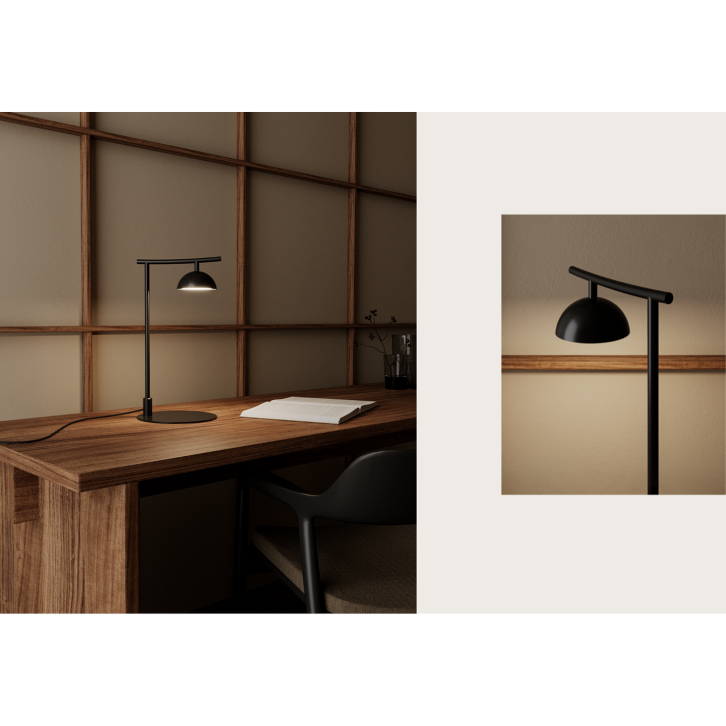 Tana LED Desk Lamp in Matt Black