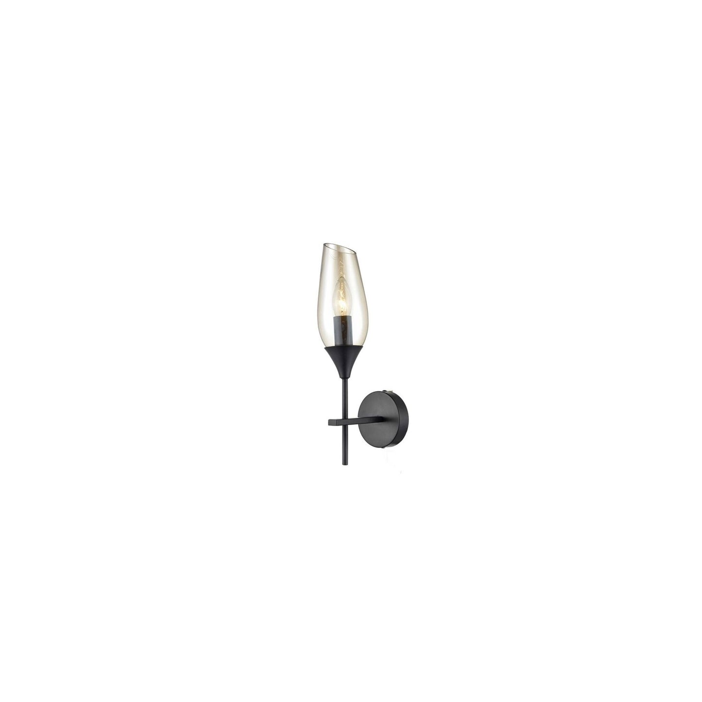 Fade 1 Wall Light in Black