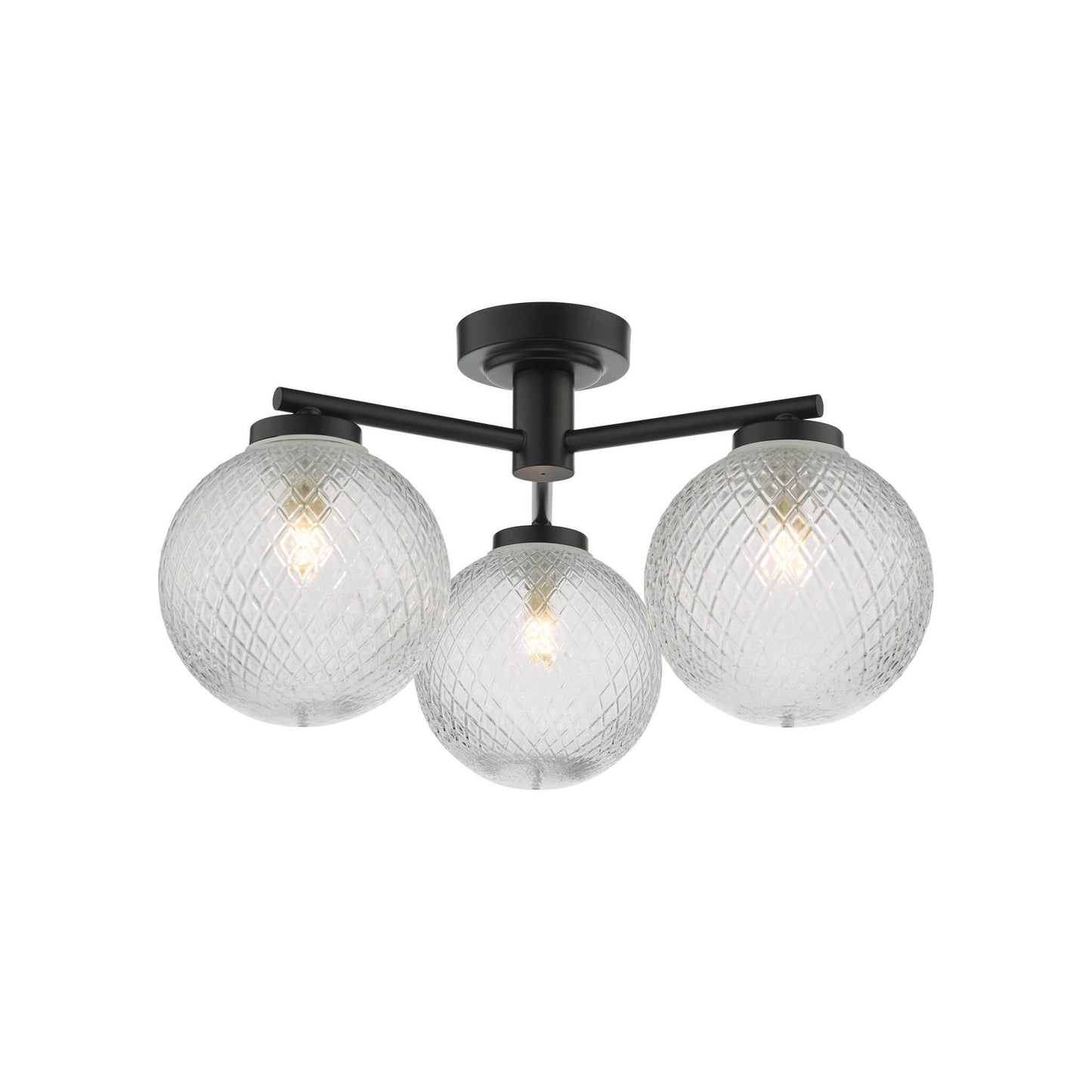 Wayne 3-Light Bathroom Semi Flush