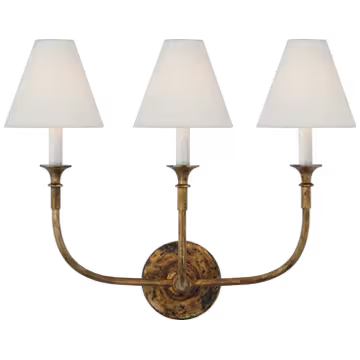 Piaf Triple Sconce
