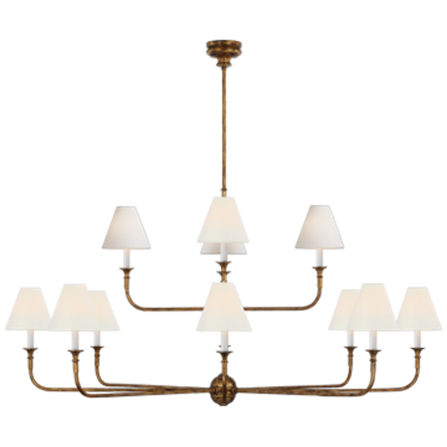 Piaf Grande Two-Tier Chandelier