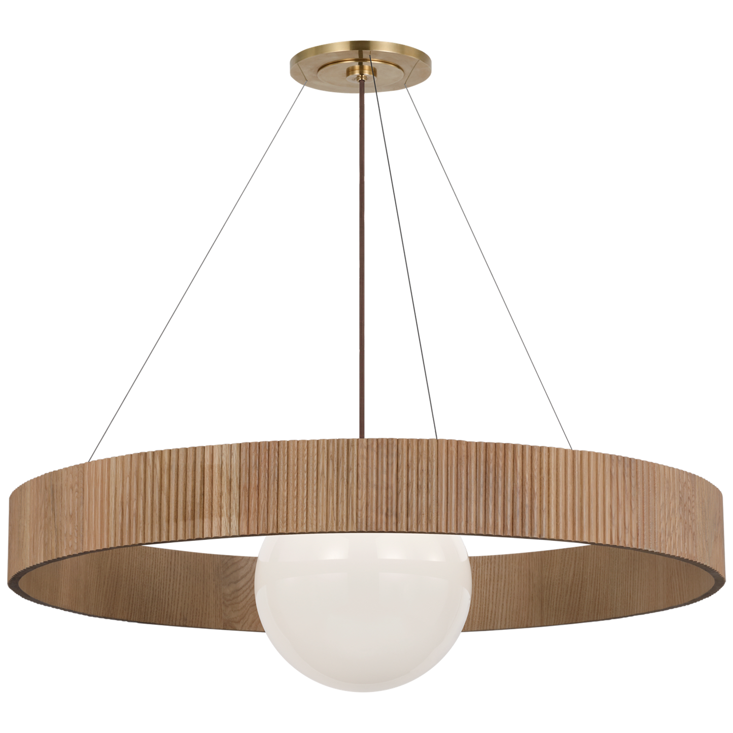 Arena Ring and Globe Chandelier