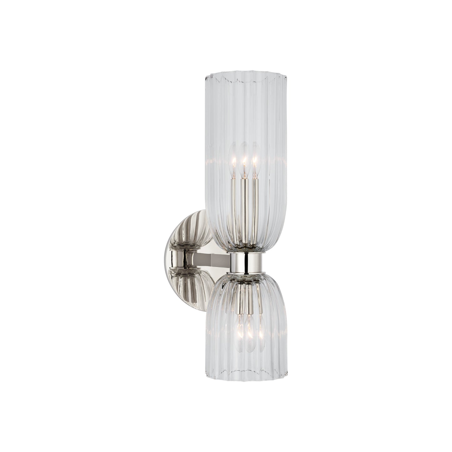 Asalea 16" Double Bath Sconce with Clear Glass