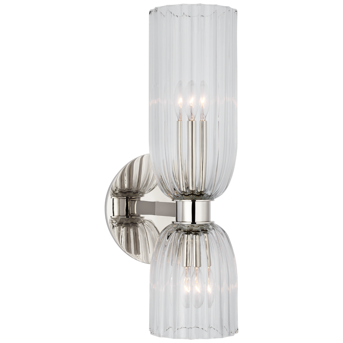 Asalea 16" Double Bath Sconce with Clear Glass
