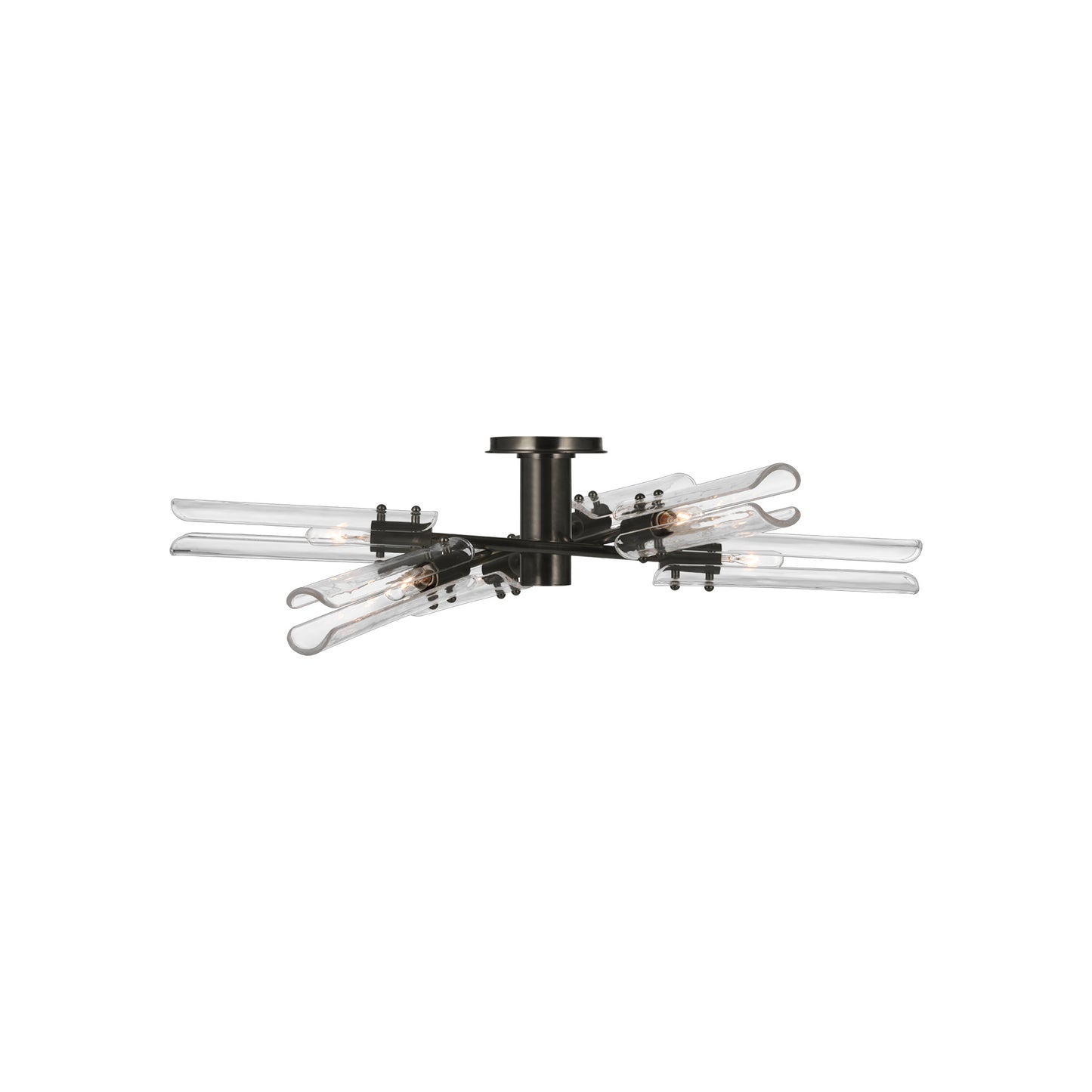 Casoria XL Radial Flush Mount with Clear Glass