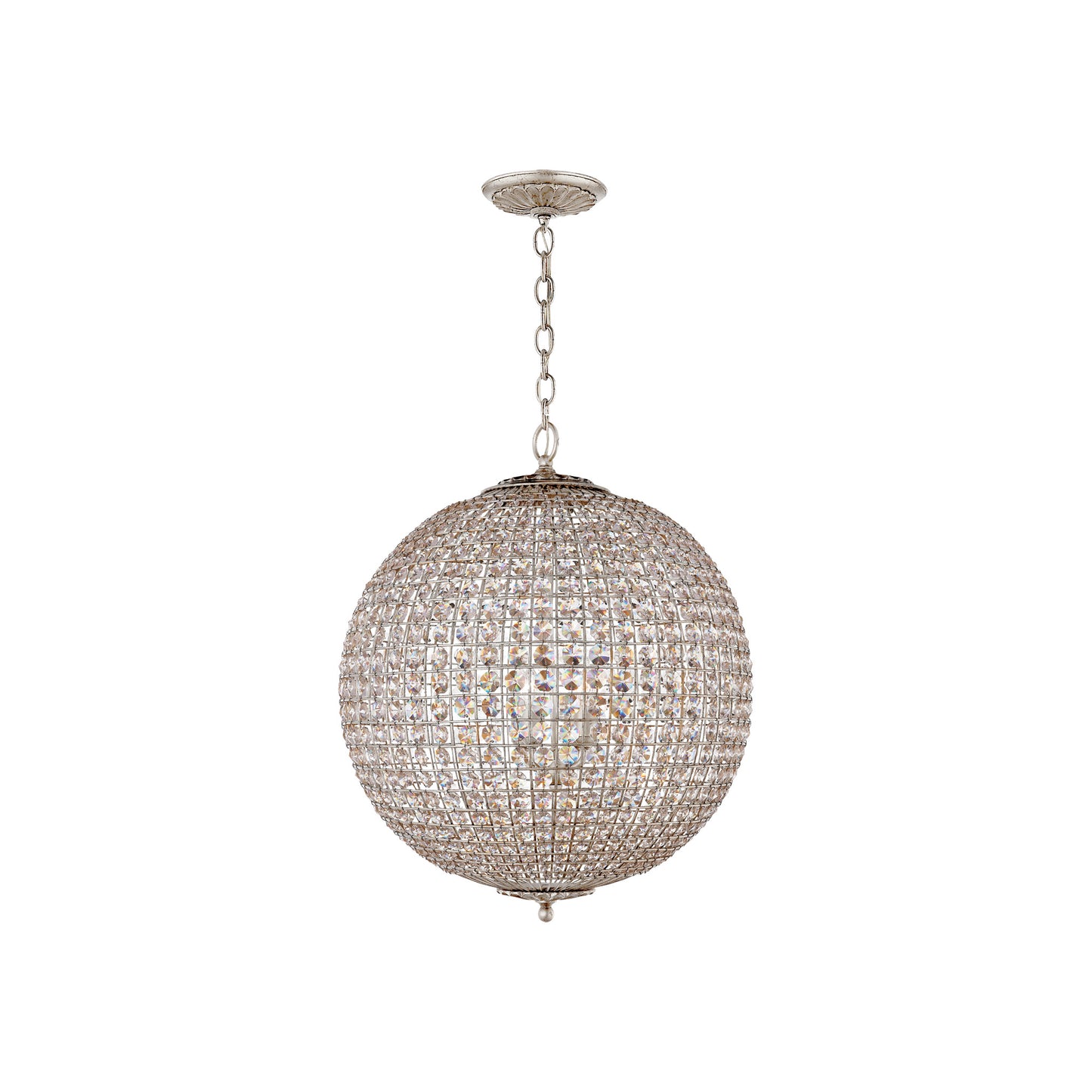 Renwick Sphere Pendant with Crystal