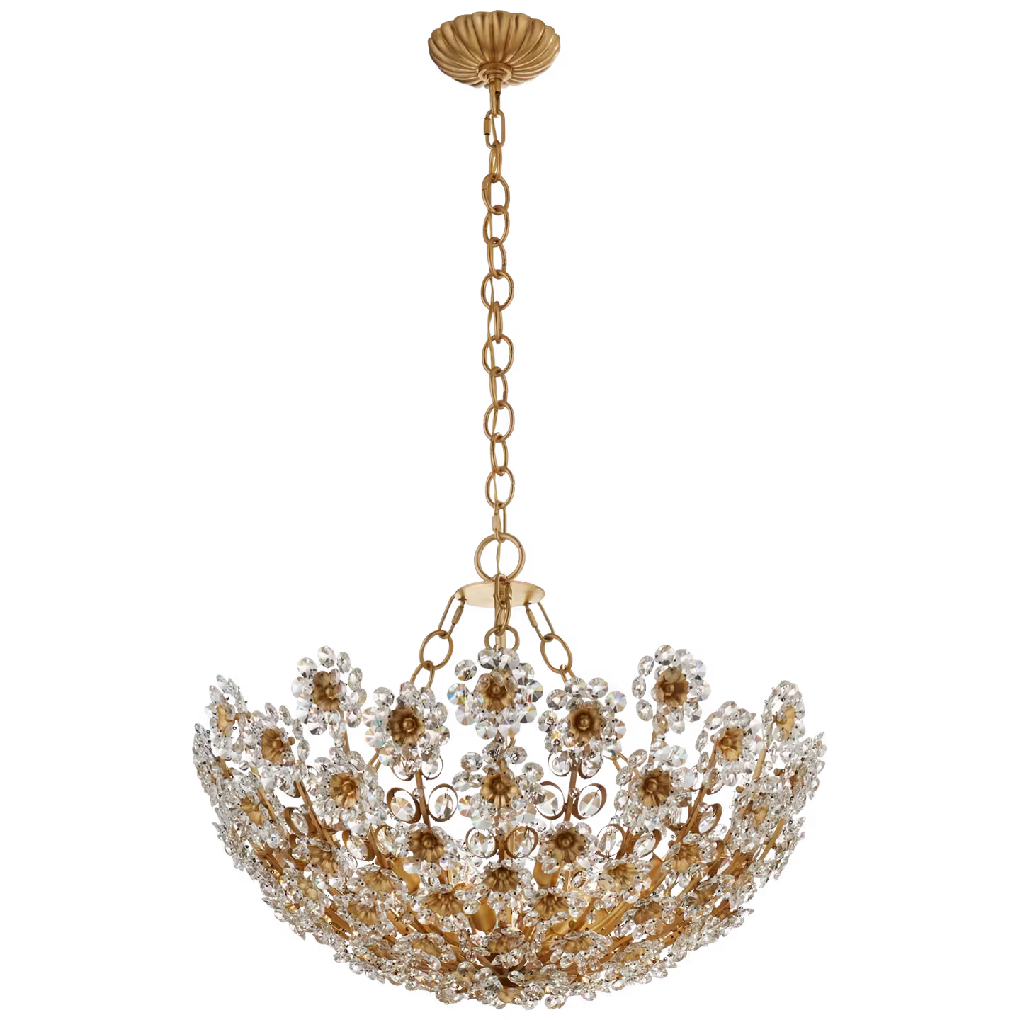 Claret Short Pendant with Crystal