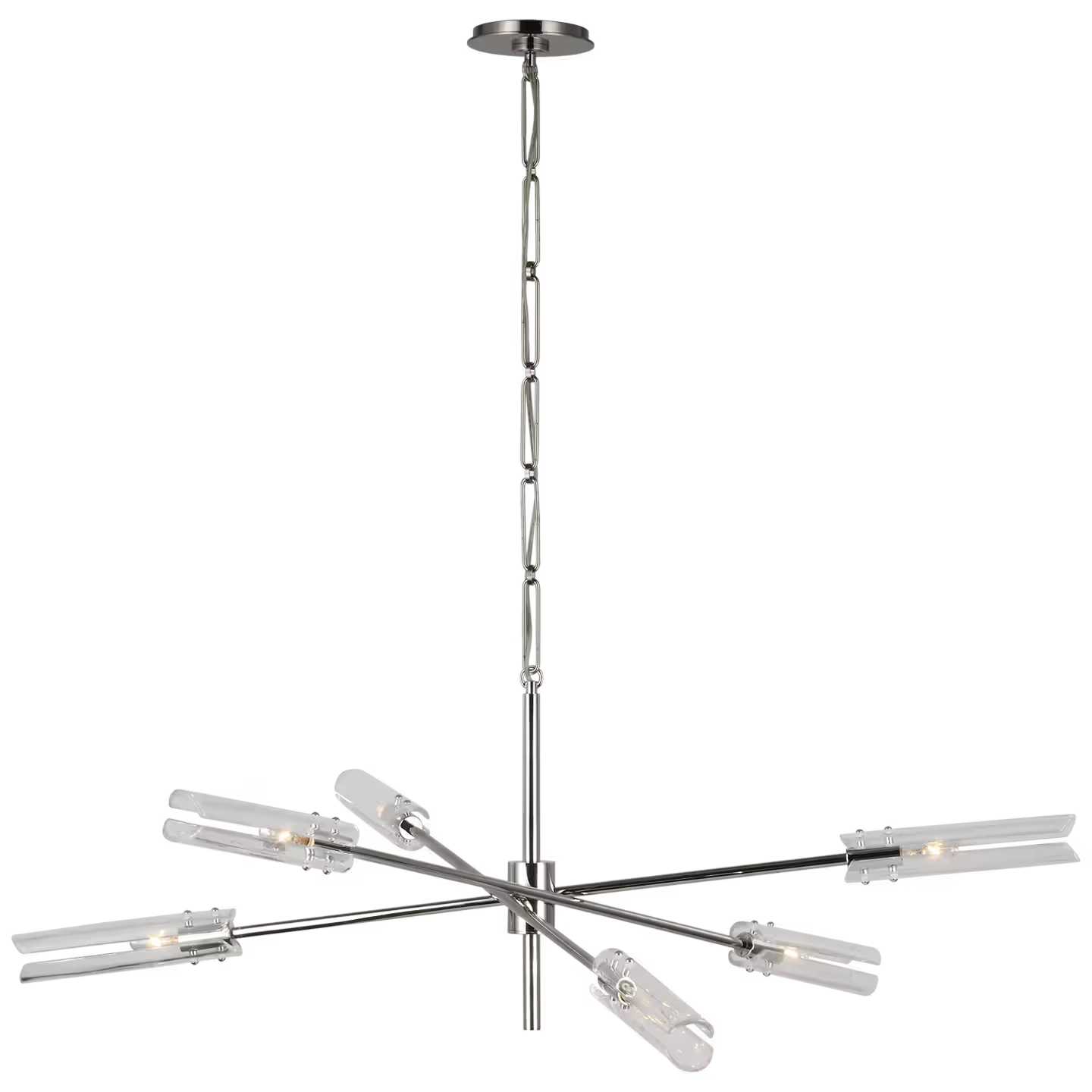 Casoria XL Radial Chandelier with Clear Glass
