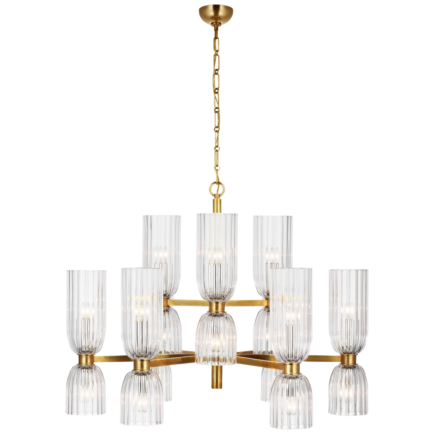 Asalea Two-Tier Chandelier