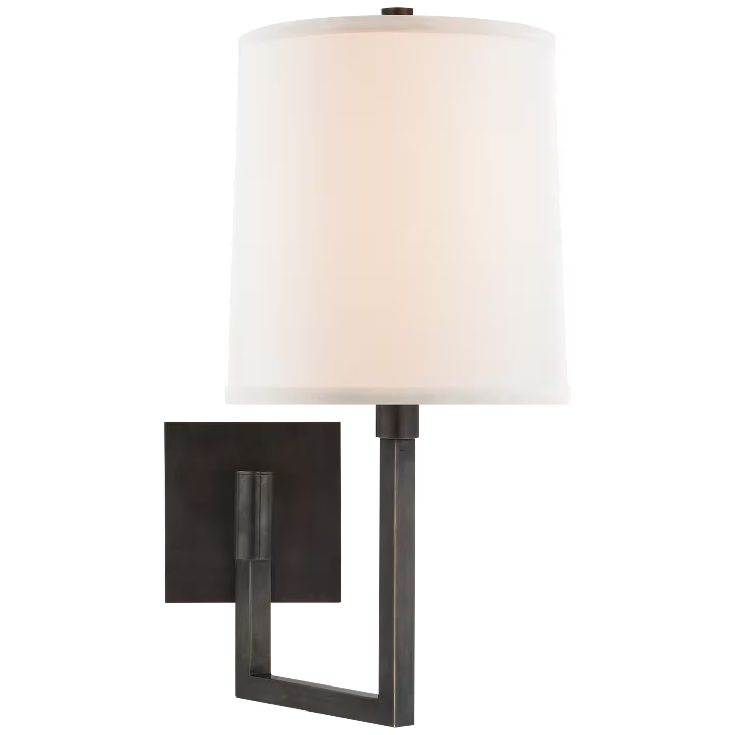 Aspect Articulating Sconce with Ivory Linen Shade