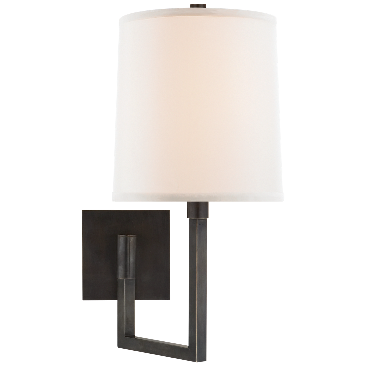 Aspect Articulating Sconce with Ivory Linen Shade