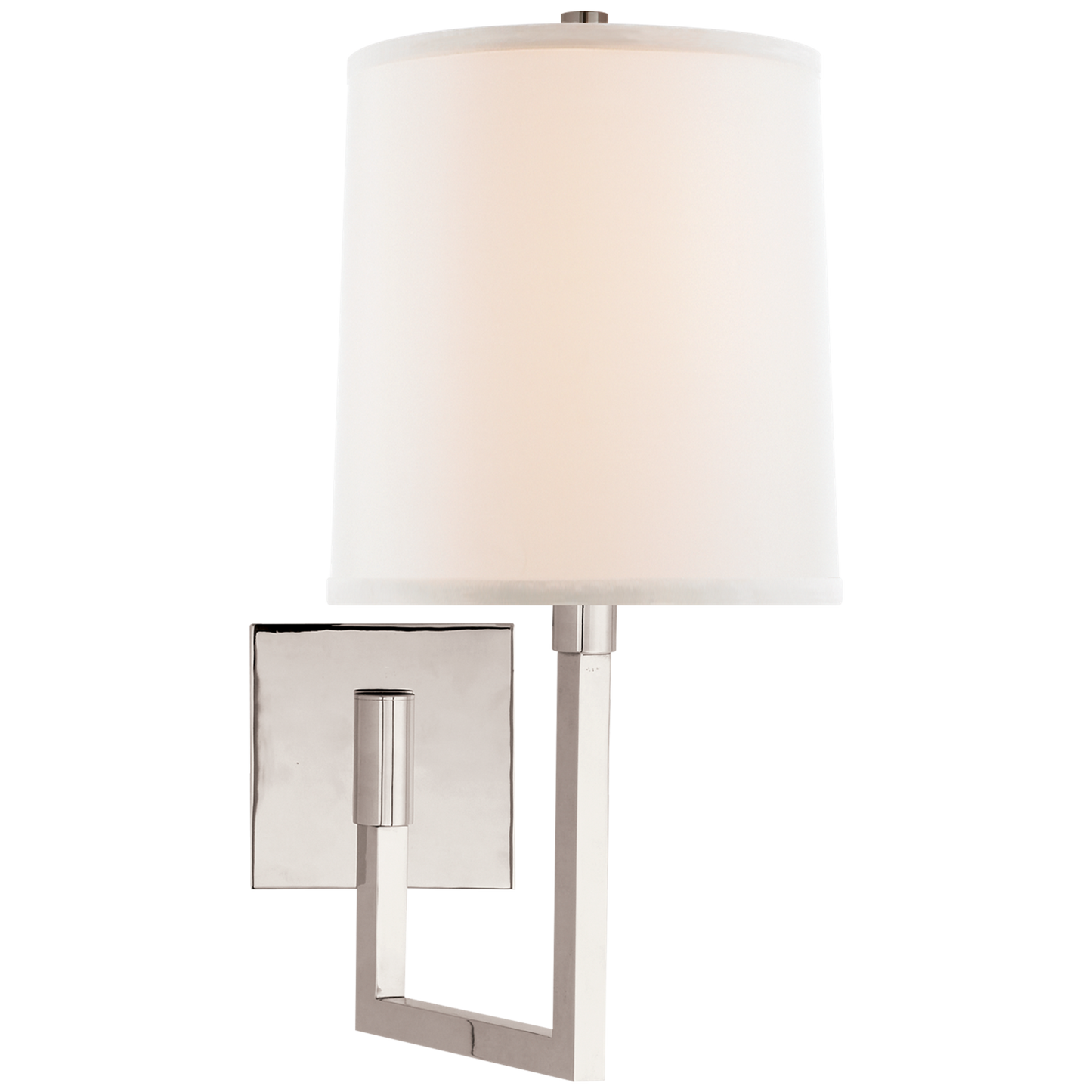 Aspect Articulating Sconce with Ivory Linen Shade