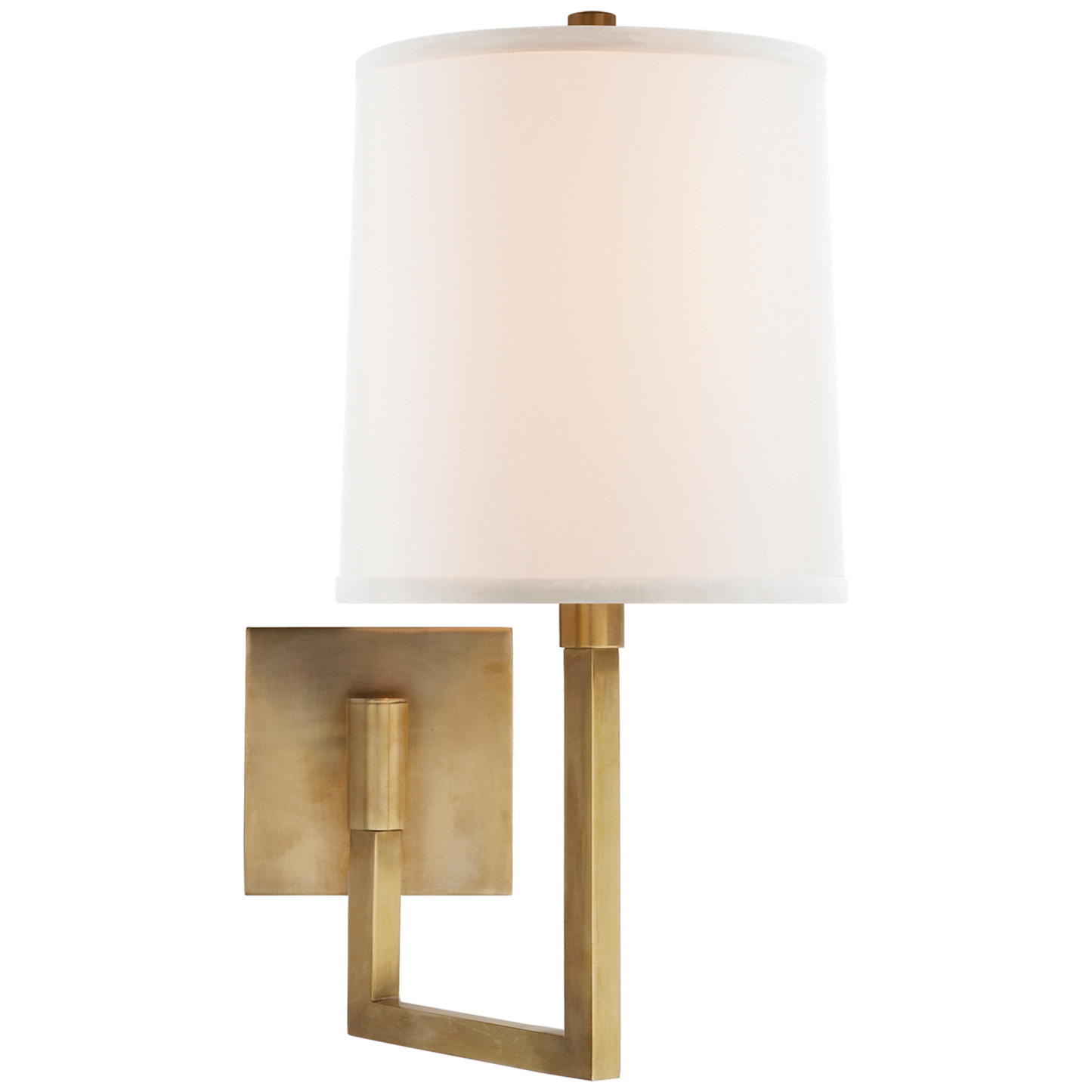 Aspect Articulating Sconce with Ivory Linen Shade