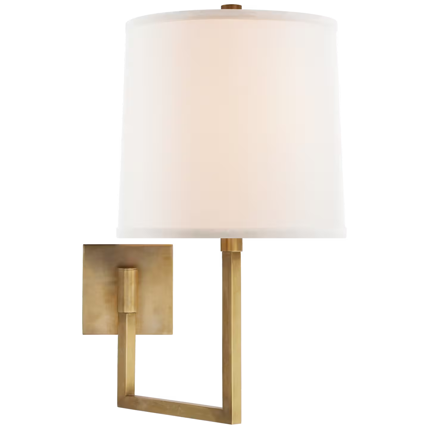 Aspect Articulating Sconce with Ivory Linen Shade