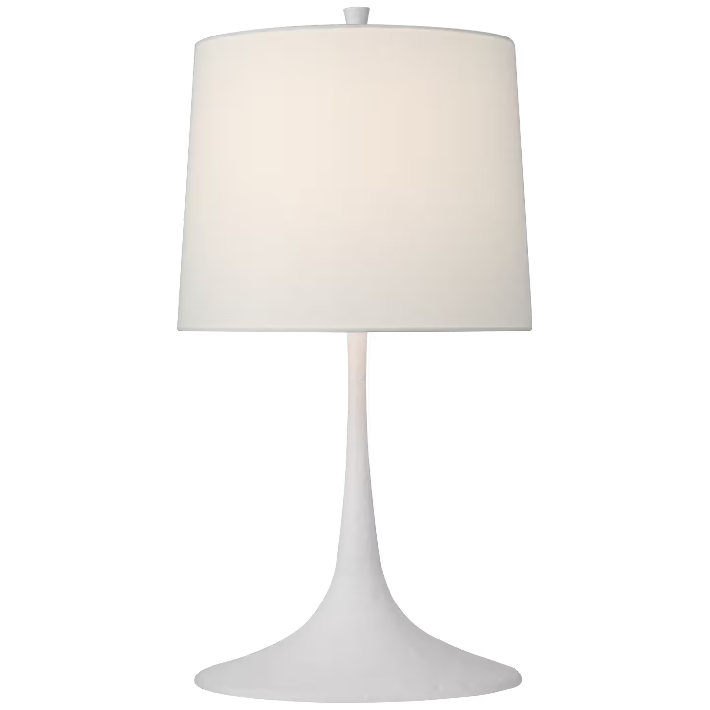 Oscar Medium Sculpted Table Lamp with Linen Shade