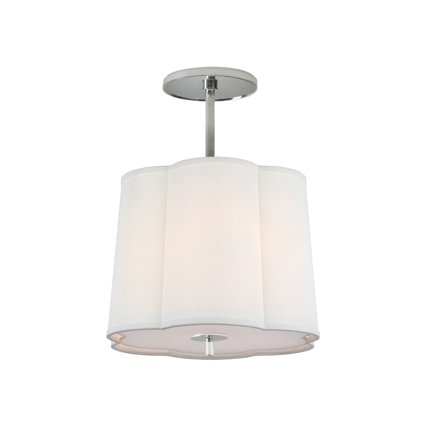 Scallop Small Semi-Flush Pendant