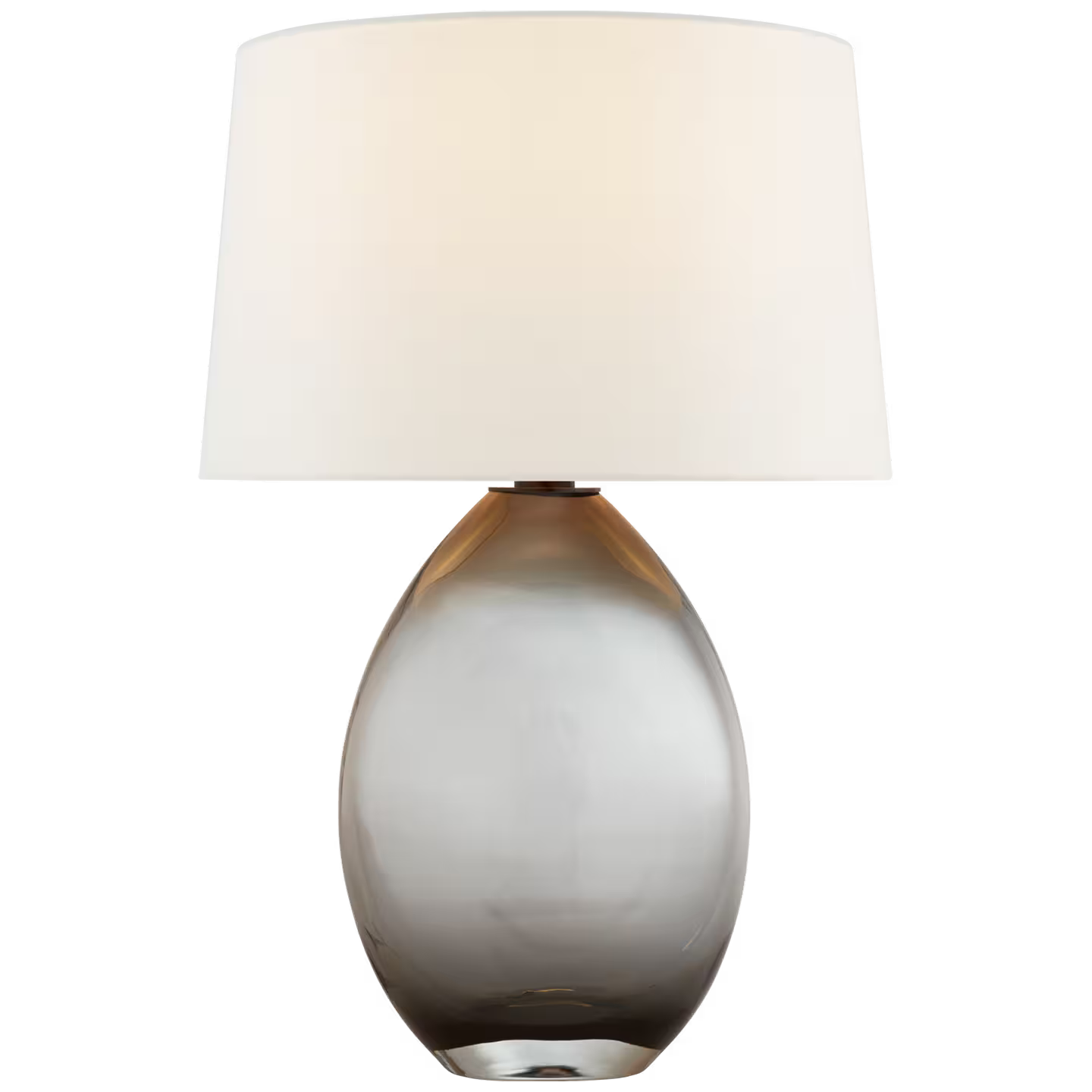 Myla Medium Wide Table Lamp with Linen Shade