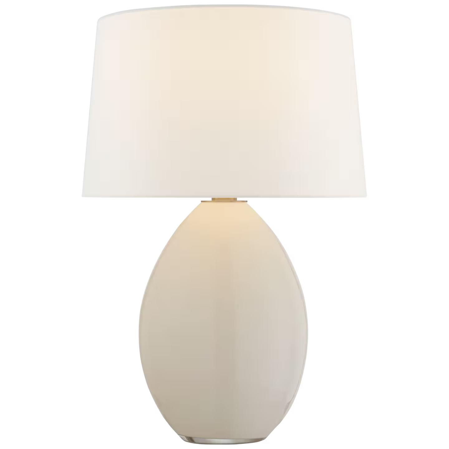 Myla Medium Wide Table Lamp with Linen Shade