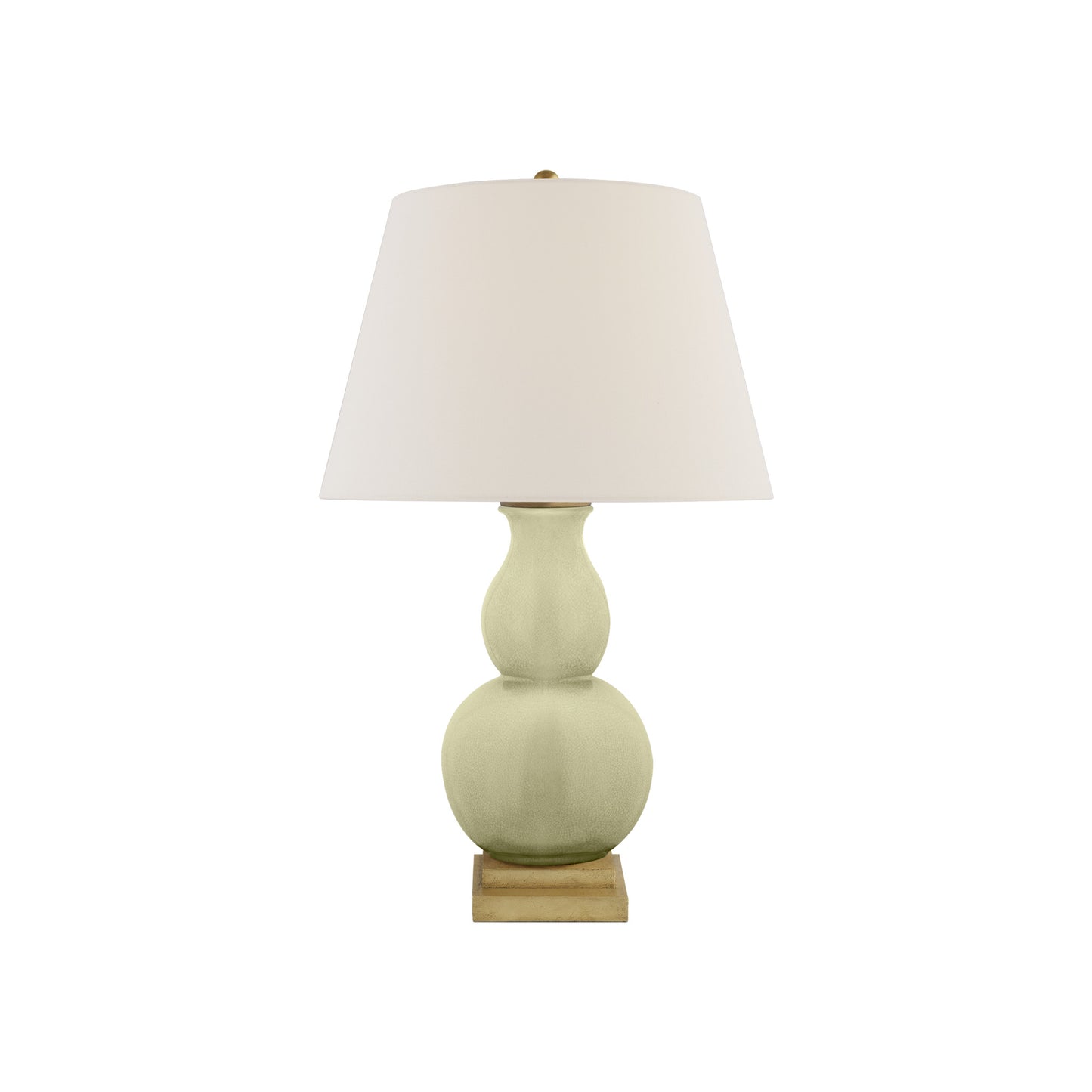 Gourd Form Small Table Lamp