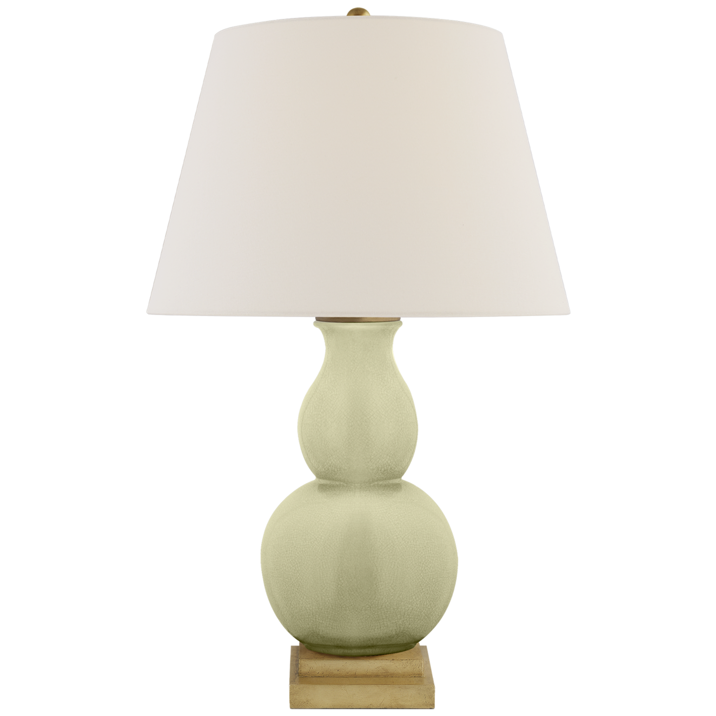 Gourd Form Small Table Lamp