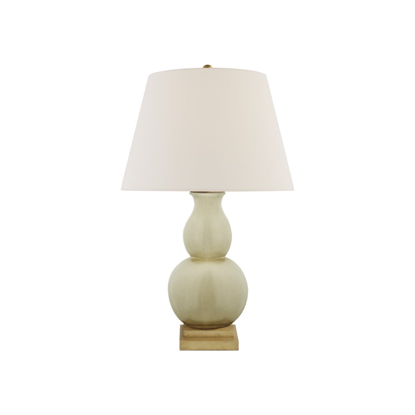 Gourd Form Small Table Lamp