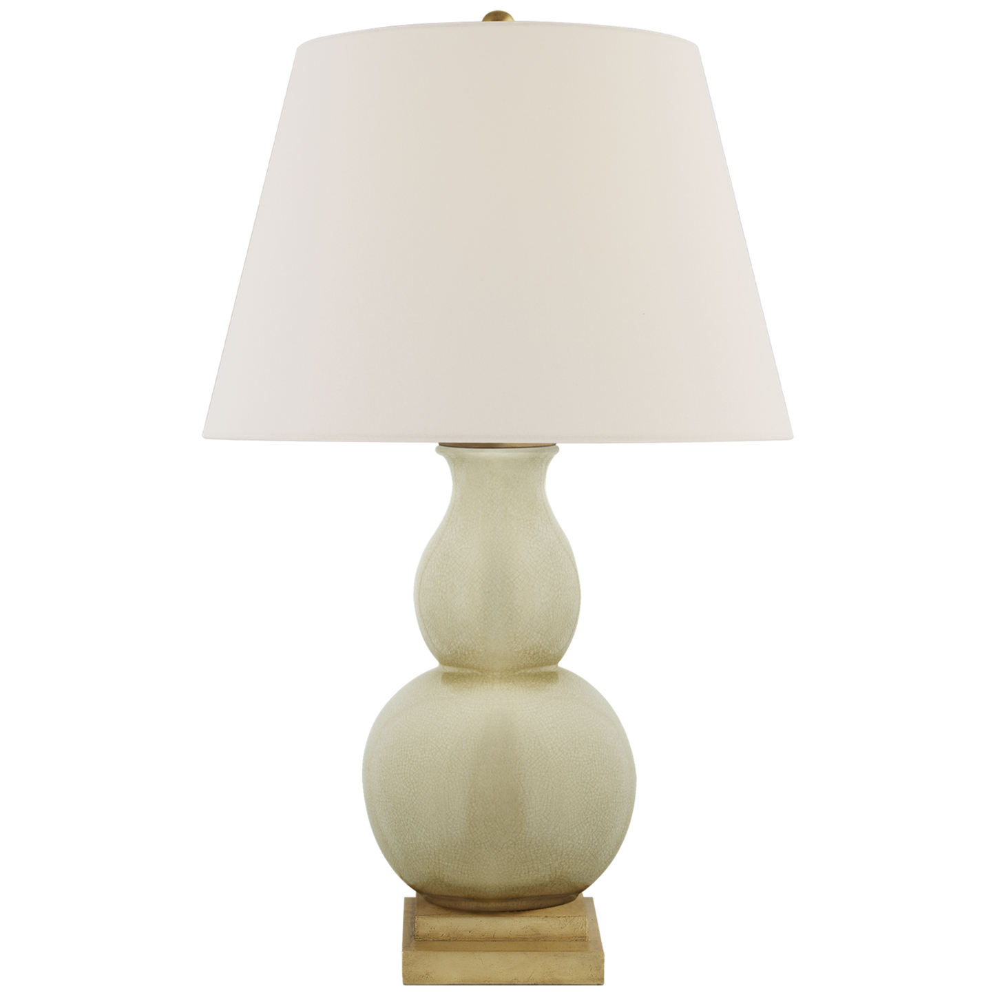 Gourd Form Small Table Lamp