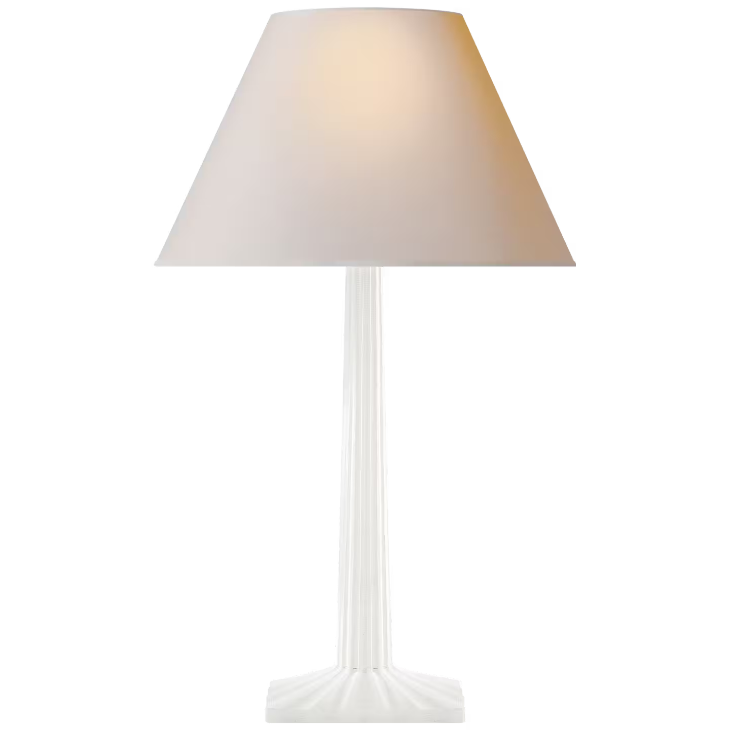 Strie Fluted Column Table Lamp