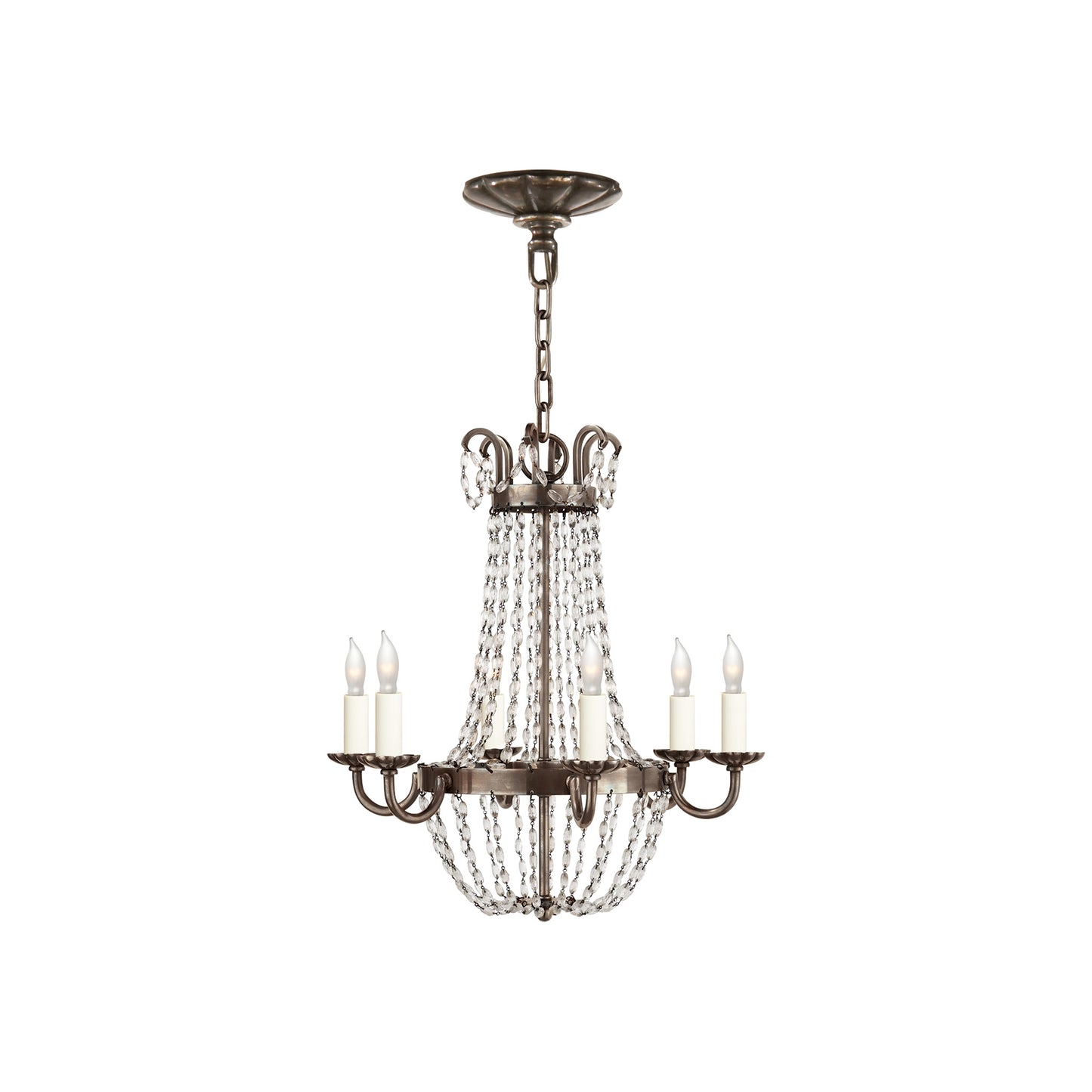 Paris Flea Market Chandelier with Seeded Glass