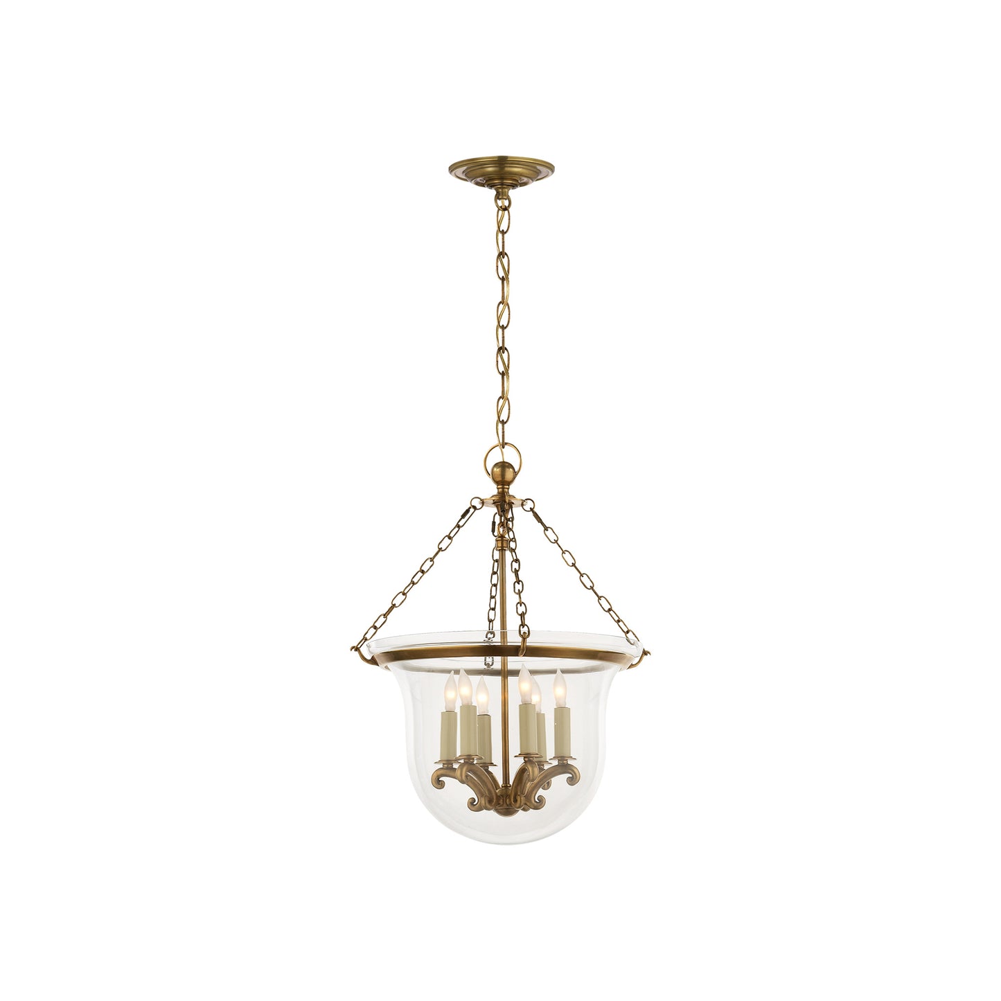 Country Medium Bell Jar Pendant Lantern