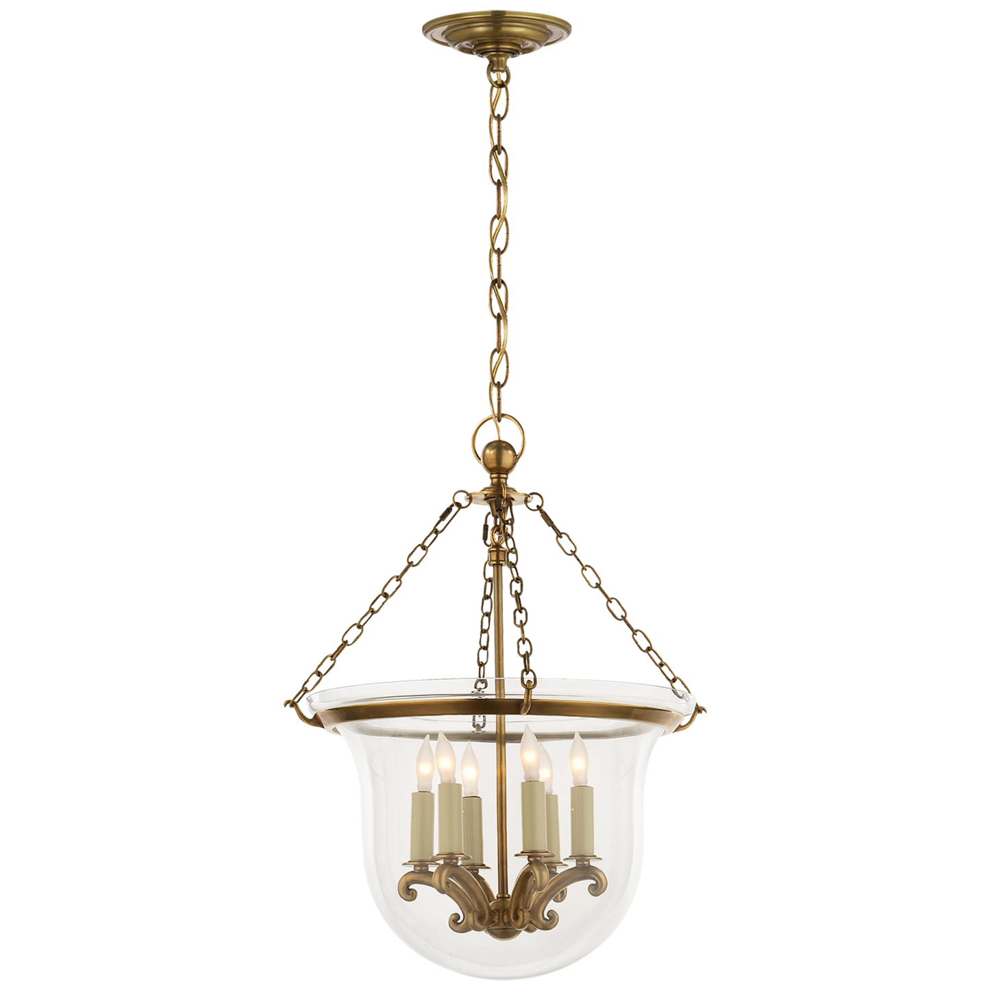 Country Medium Bell Jar Pendant Lantern