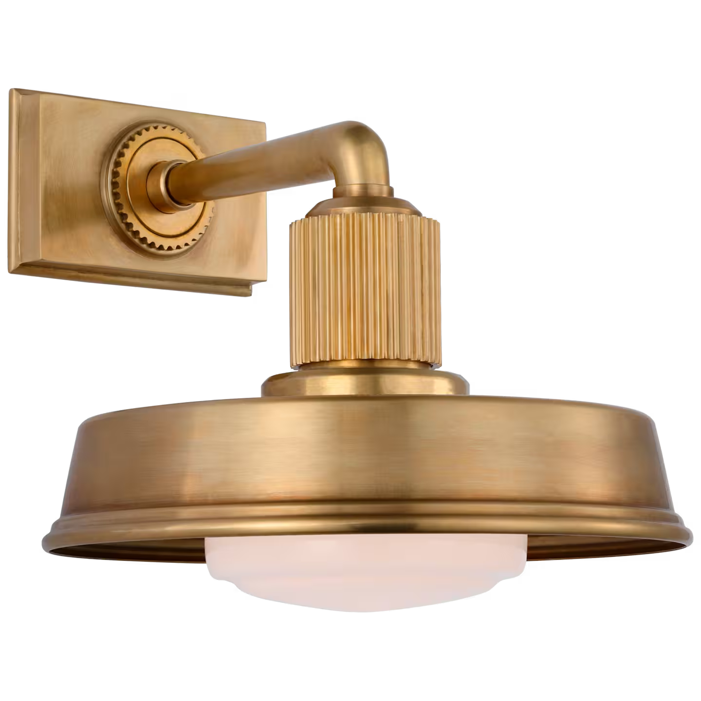 Ruhlmann Small Sconce with White Glass