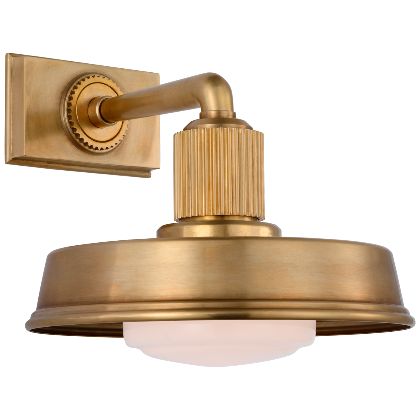 Ruhlmann Small Sconce with White Glass
