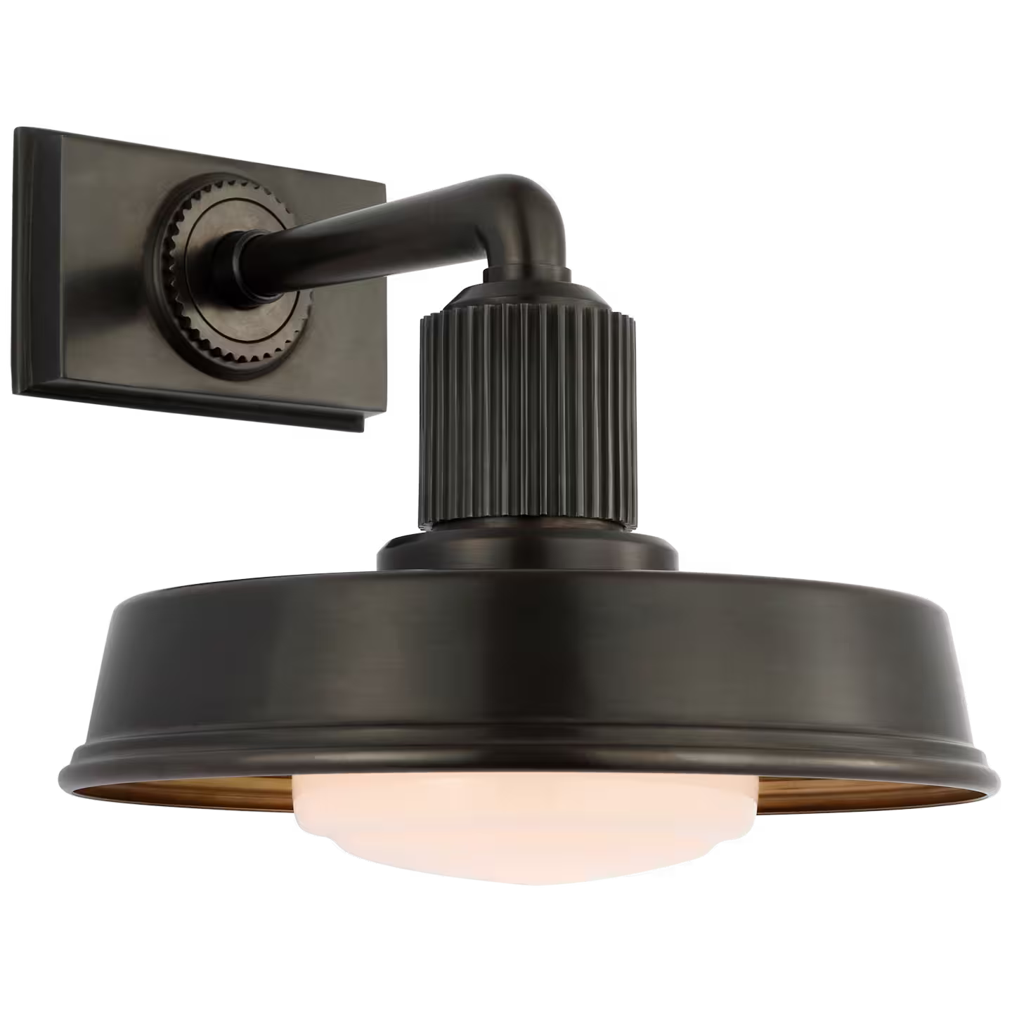 Ruhlmann Small Sconce with White Glass