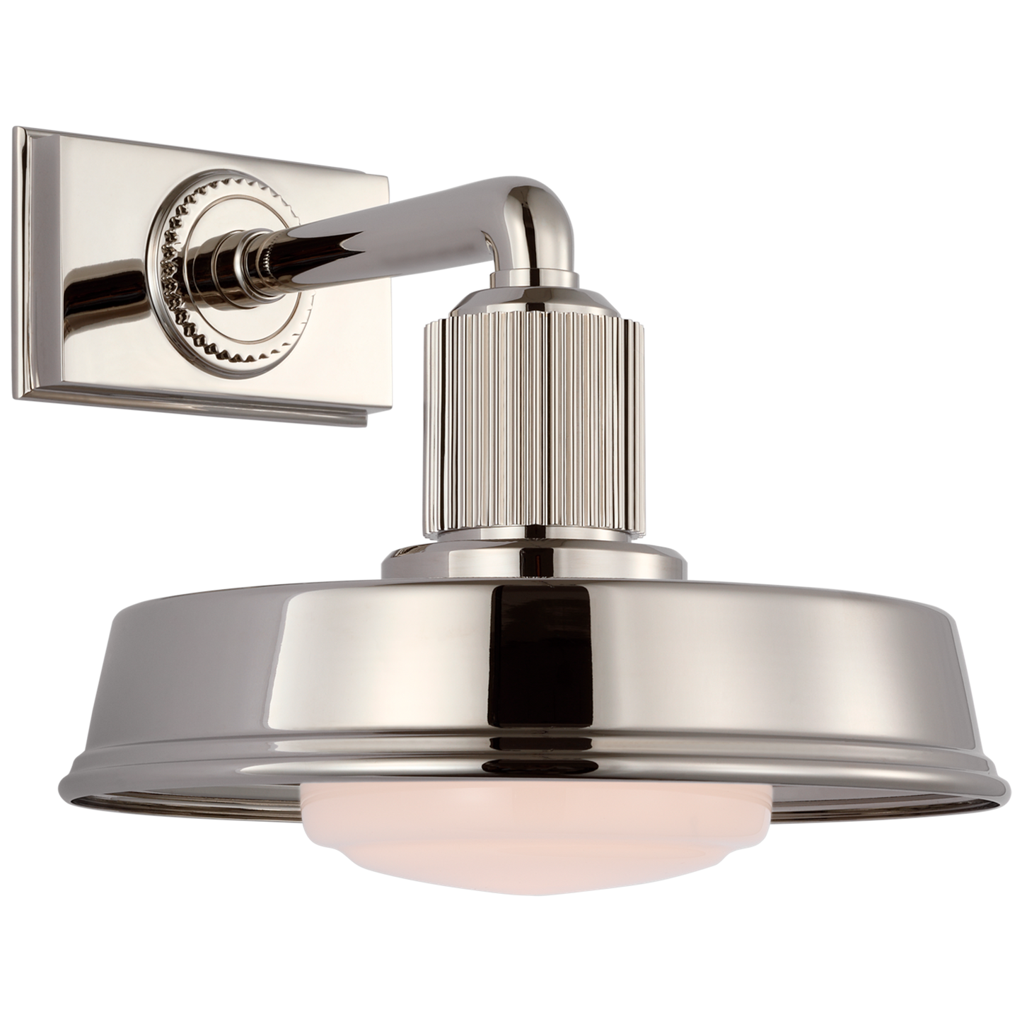 Ruhlmann Small Sconce with White Glass