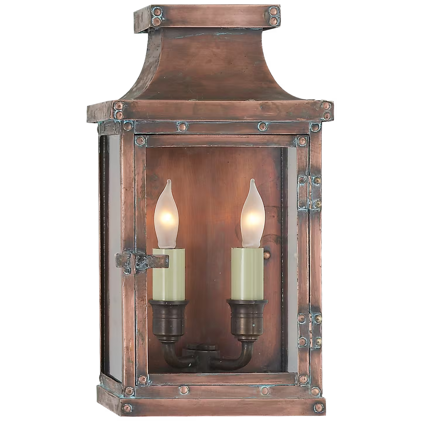 Bedford 3/4 Lantern in Natural Copper